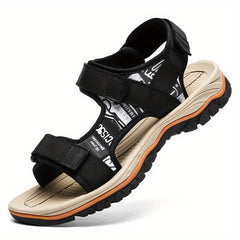 Men's Vintage Canvas Slide Sandals Hook and Loop
