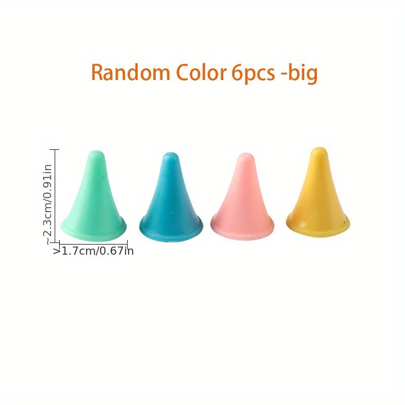 6pcs Knitting Needle Point Protectors Set with Plastic Box