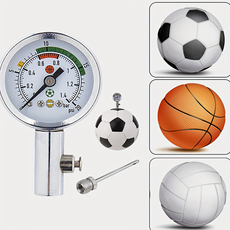 Ball Pressure Gauge Mini Air Pressure Gauge Barometer Tool
