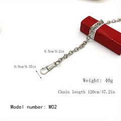 Metal Chain Bag Strap Replaceable Detachable Shoulder Bag Strap