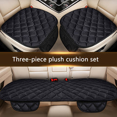 3pcs Car Seat Cushion Set Non-slip Winter Warm Seat Protector Universal