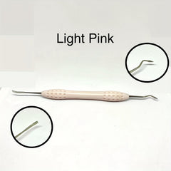 7pcs Dental Composite Filling Tools Kit Silicone Handles Stainless Steel