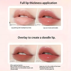 Fruit Flavored Lip Honey Avocado Peach Strawberry Water Crystal Jelly Lipstick