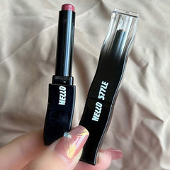 Moisturizing Satin Lipstick for Hydrating and Brightening Nude Makeup