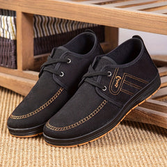 Men's 2 Eye Lace Up Sneakers Comfortable Walking Shoes