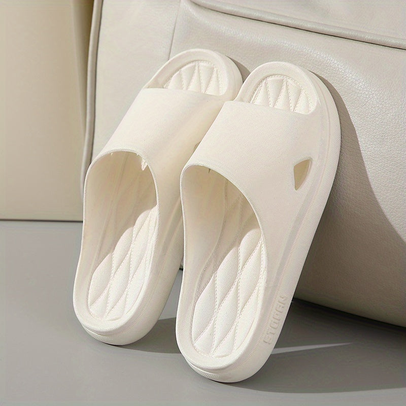 Men's Argyle Pattern Slip On Slides Non-Slip House Slippers