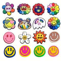 Cartoon Shoe Charms PVC Shoe Decoration for DIY Clog Sandals Bracelets