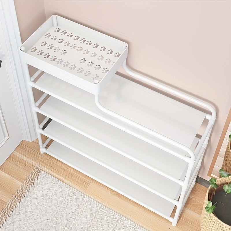 1pc Dustproof Shoe Rack Space-saving Shelf Storage Shoe Rack