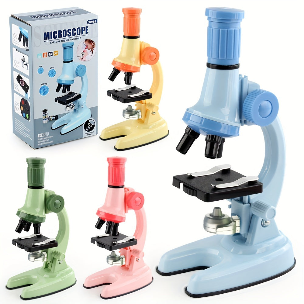 HD Microscope Kids Science Experiment Set Multimagnification Mirror Combo