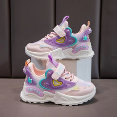 Girls' Casual Low Top Sneakers Breathable Lightweight Anti Slip Shoes