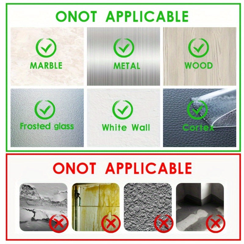 Nano Tape Double Sided Tape Transparent Reusable Washable Strong Adhesive Gel