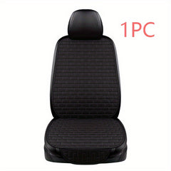 Universal Size Flax Linen Car Seat Cover Set