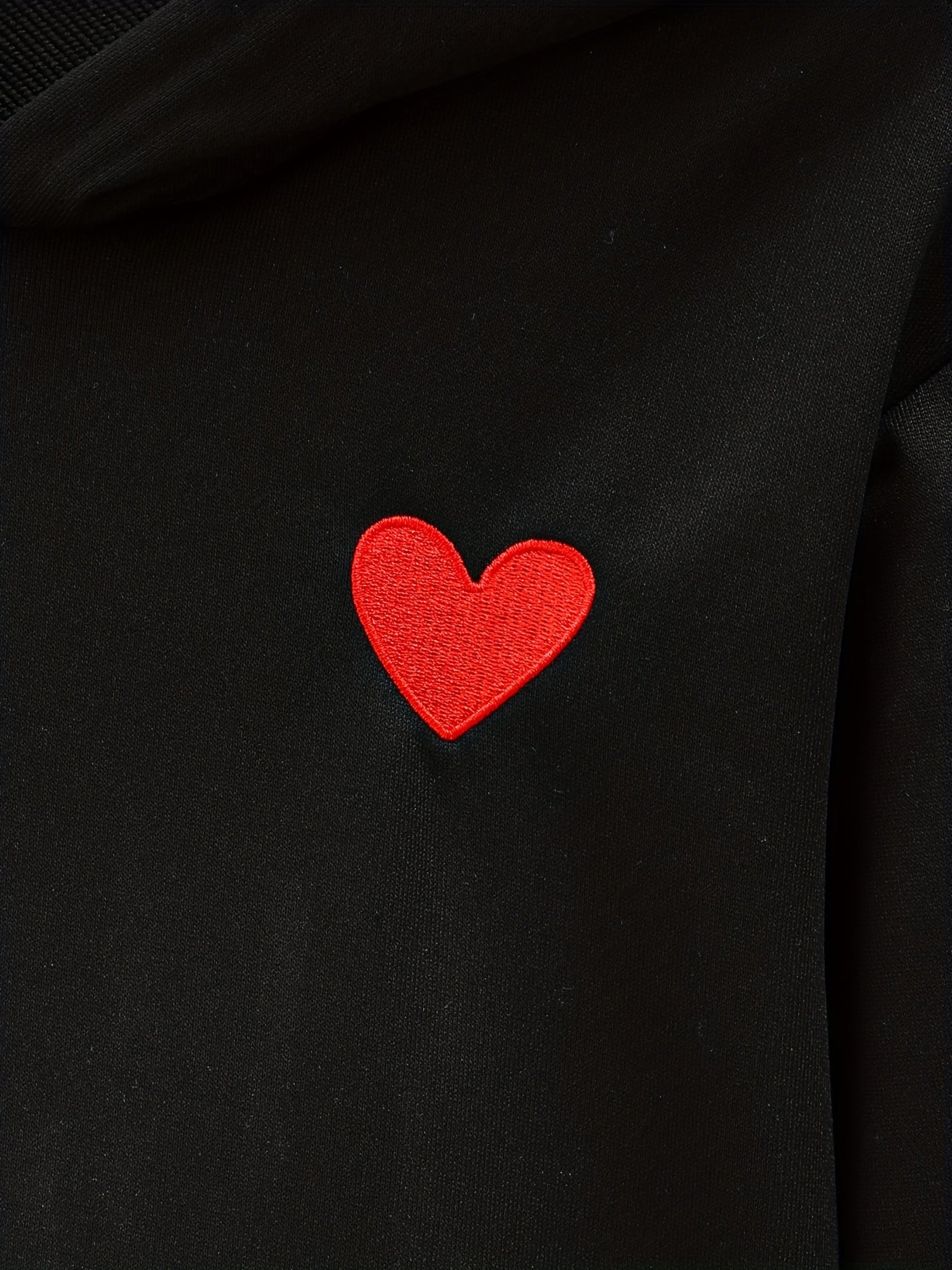 Boys Heart Graphic Hoodie Long Sleeve Sweatshirt