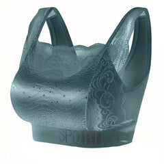 Comfy Lace Wireless Bra Full Coverage Stretch Bra