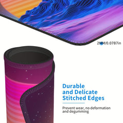 Colorful Pattern Square Mousepad for Computers and Games
