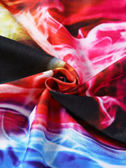 3D Printed Flame T Shirt for Boys - Summer Outfit