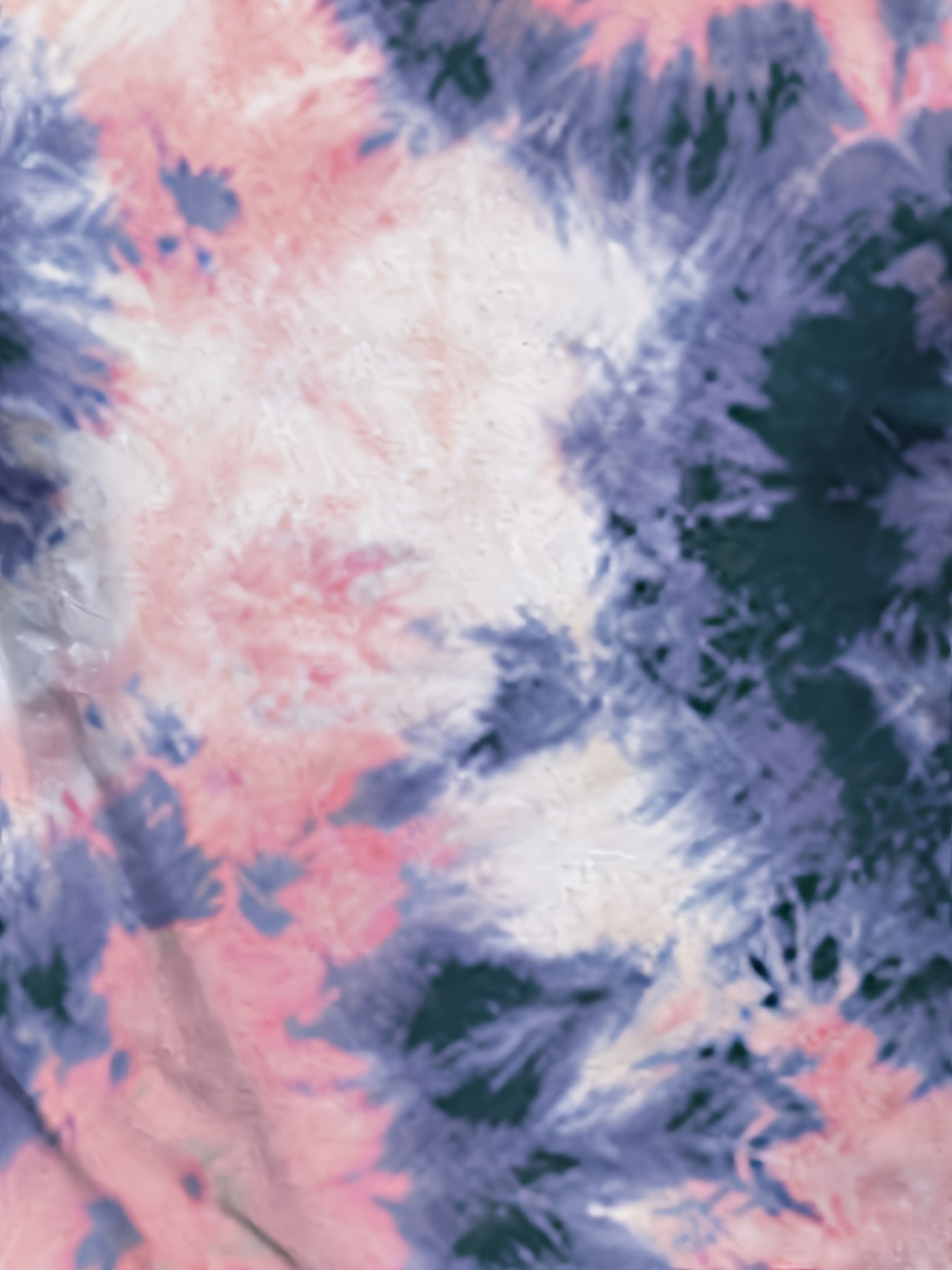 Men's Tie Dye Sports T-shirt Round Neck Tee Shirt