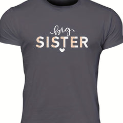 Men's Letter Print T-shirt Casual Comfy Crew Neck Tee