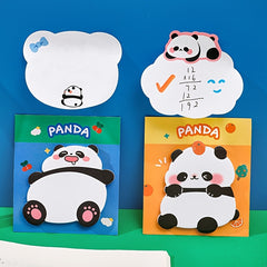 60pg Cartoon Panda Sticky Notes - Student Message Note, N Times Sticky Notes