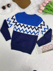 Boys Double Layer Thick Warm Pullover Sweater