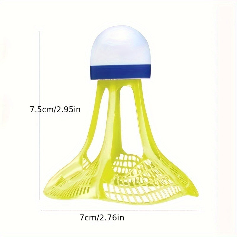 3PCS Windproof Badminton Shuttlecock For Training Multicolor