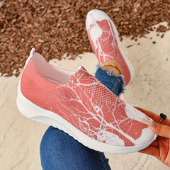 Christmas Women's Reindeer Pattern Soft Sole Sports Shoes