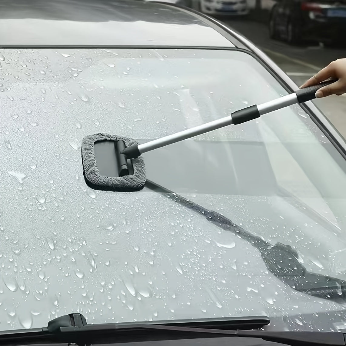 Retractable Aluminum Car Windshield Brush