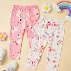Adorable Rainbow Leggings for Your Little Princess