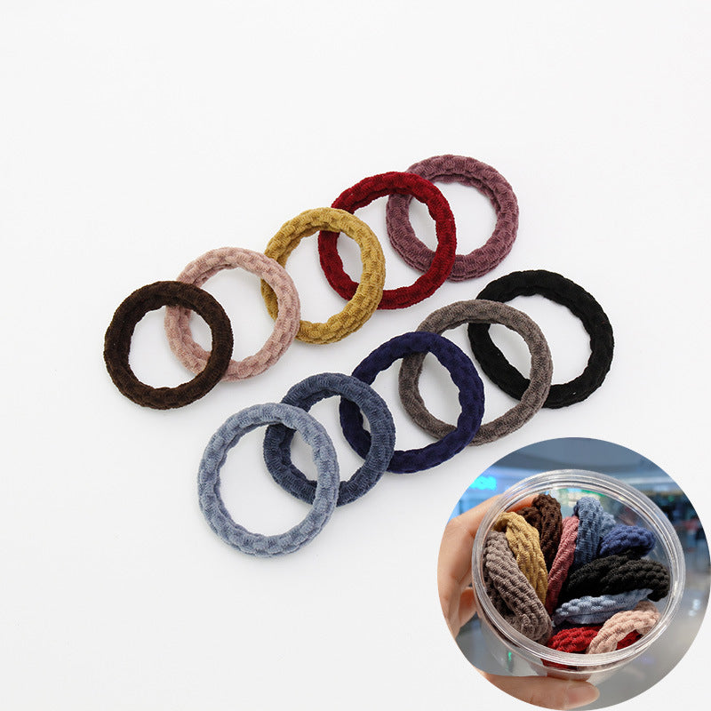 20 Hair Ties For Thick Hair Ponytail Holders Non Slip for Women Girls Curly