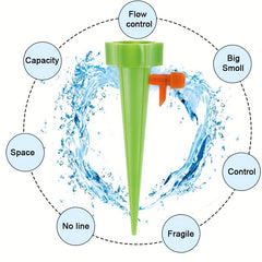 6pcs Self Watering Spike Automatic Drip Irrigation