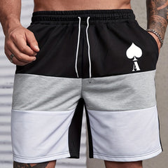 Spade A Print Men's Drawstring Shorts