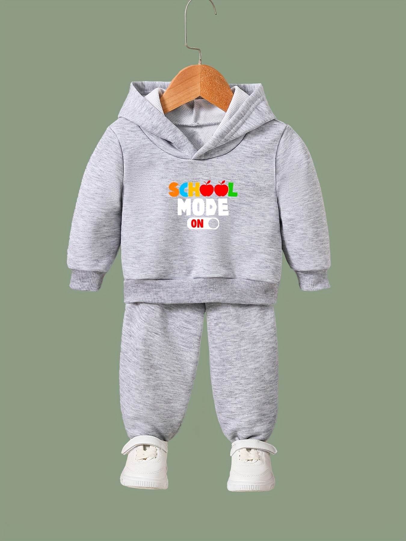 Girls School Mode Hooded Sweatshirt & Sweatpants Set