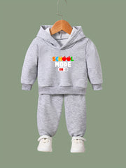 Girls School Mode Hooded Sweatshirt & Sweatpants Set