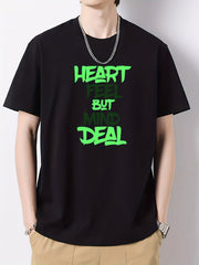 Men's Graphic Crew Neck Active T shirt for Summer