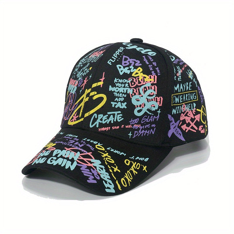 Street Graffiti Baseball Cap Hip Hop Sunshade Peaked Cap