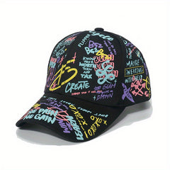 Street Graffiti Baseball Cap Hip Hop Sunshade Peaked Cap
