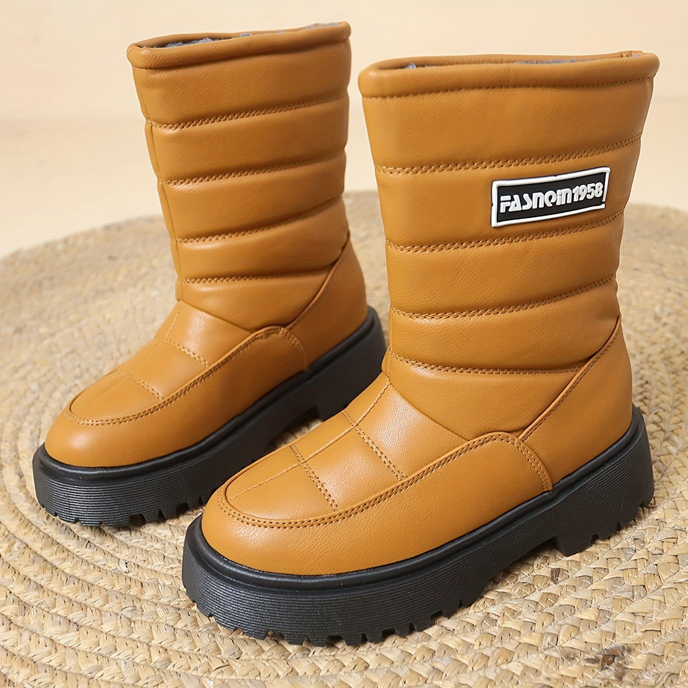 Women's Winter Boots Faux Fur Waterproof Snow Boots