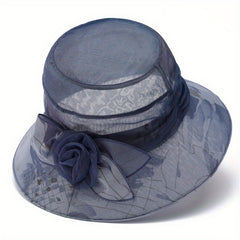 Breathable Flower Bucket Hat Lightweight Summer Basin Hat
