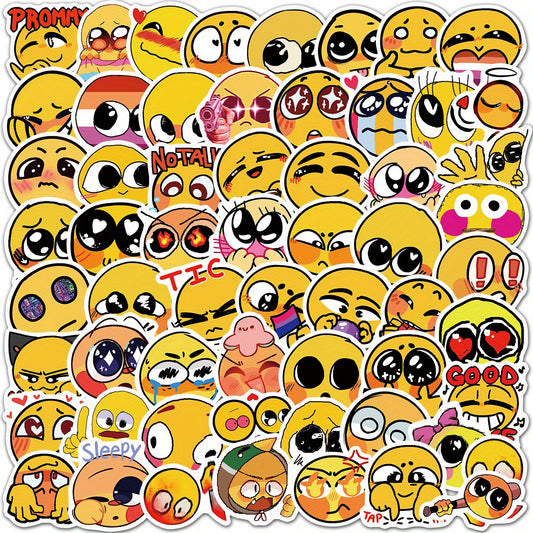100pcs MEME Cartoon Stickers for Laptops and More