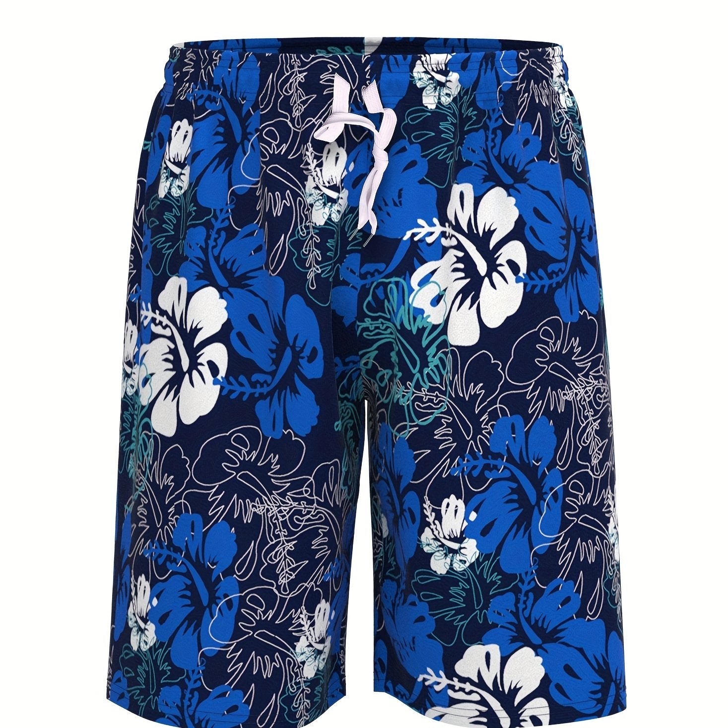 Men's Floral Graphic Shorts Quick Dry Stretch Beach Shorts