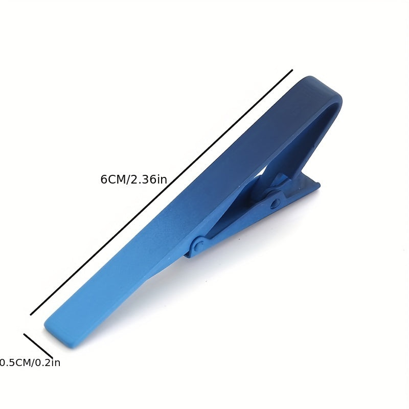 Men's Gradient Tie Clip Block Creative Design