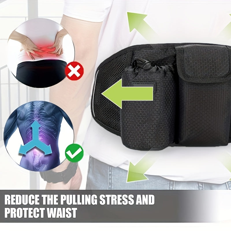 Sports Waist Bag Fanny Pack With Leash for Outdoor Activities