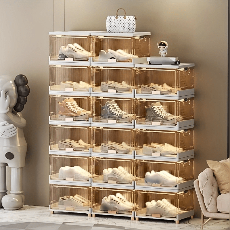 Transparent Shoe Box Storage Artifact Dust-proof Rack
