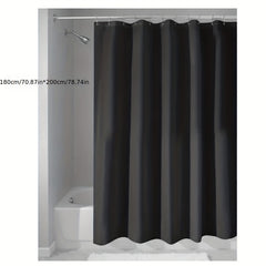 Peva Plain Thickened Bath Curtain Waterproof Shower Curtain