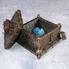 Skull Dice Box Dice Storage Dice Holder For Dice Collectors