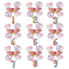Colorful Butterfly Theme Balloons for Celebrations
