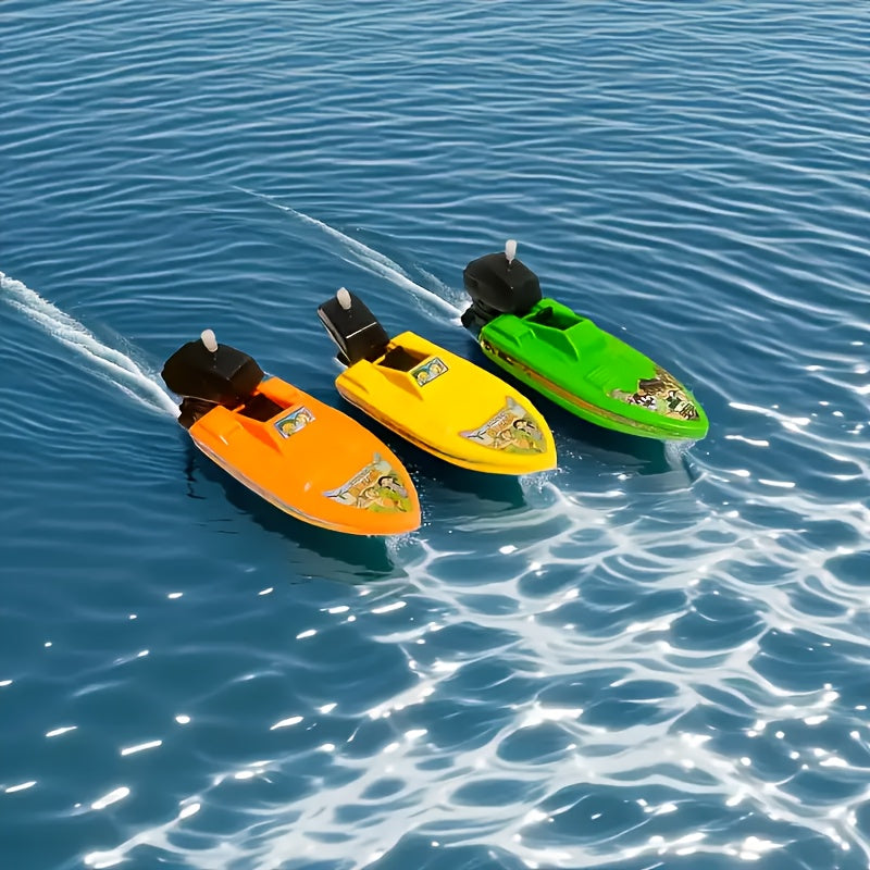 Cheng Rong Wind Up Toy Boats for Pool Water Toys