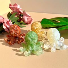 Octopus Crystal Ornament for Aquarium and Garden Decor