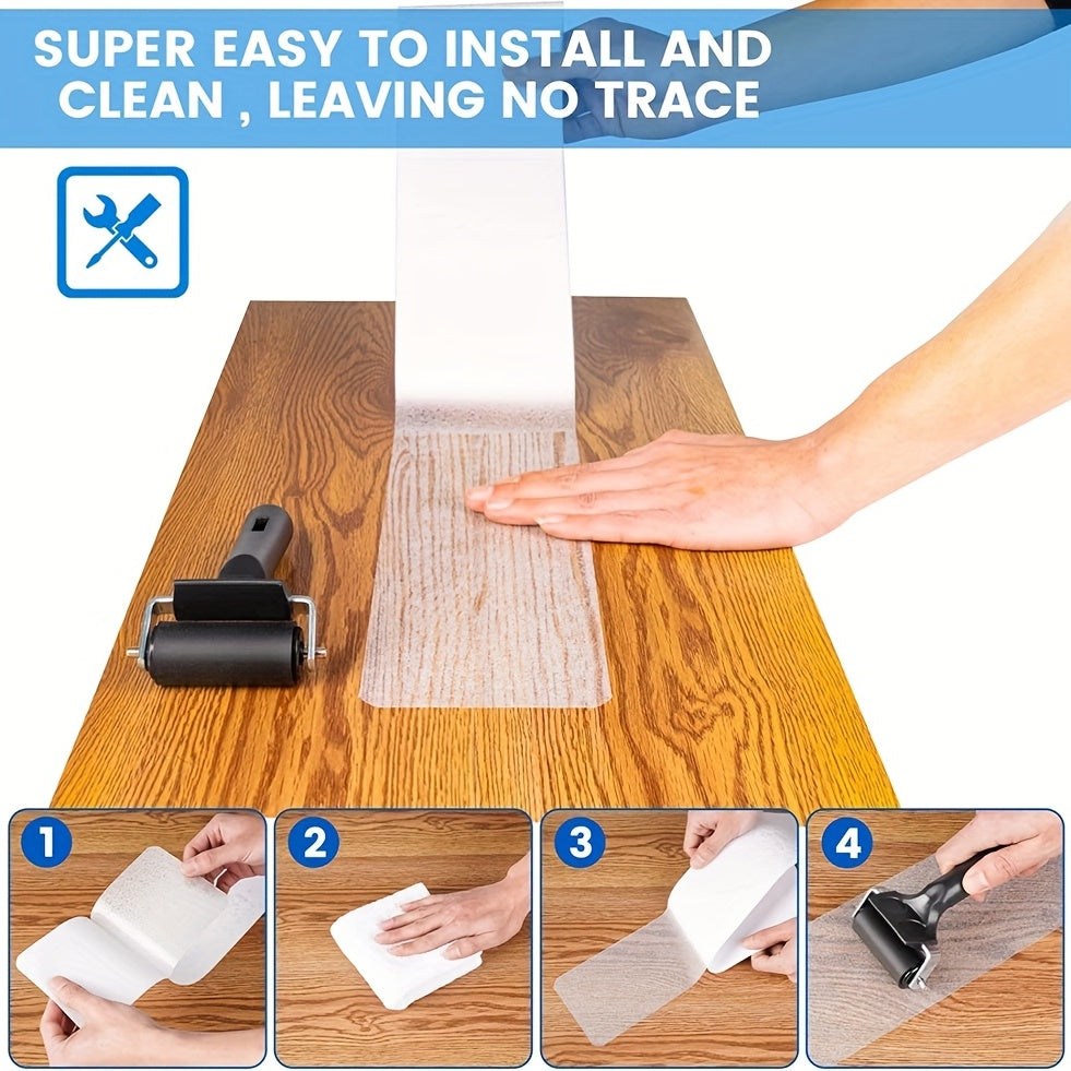15pcs Non Slip Stair Treads Transparent Strips Safety & Traction Easy Install