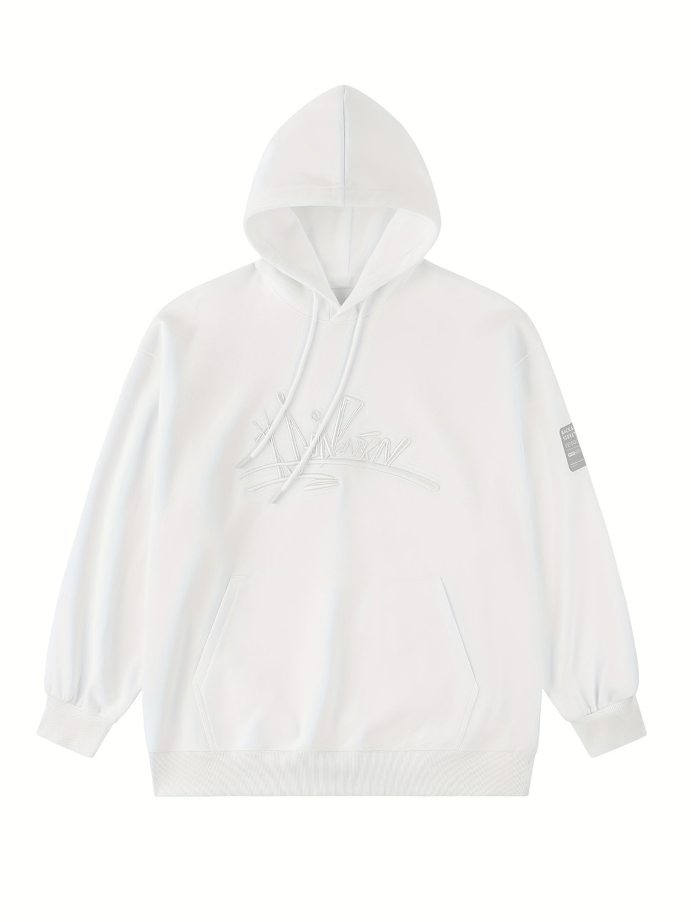 Men's Graphic Pullover Hoodie with Kangaroo Pocket